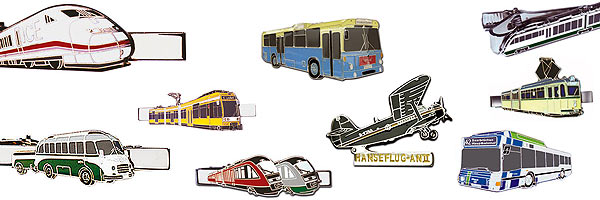 Bus und Bahn-Pin